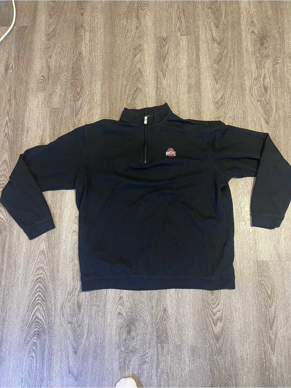 Ohio State Buckeyes Sweatshirt Mens XL Black NCAA Football Peter Millar Top
